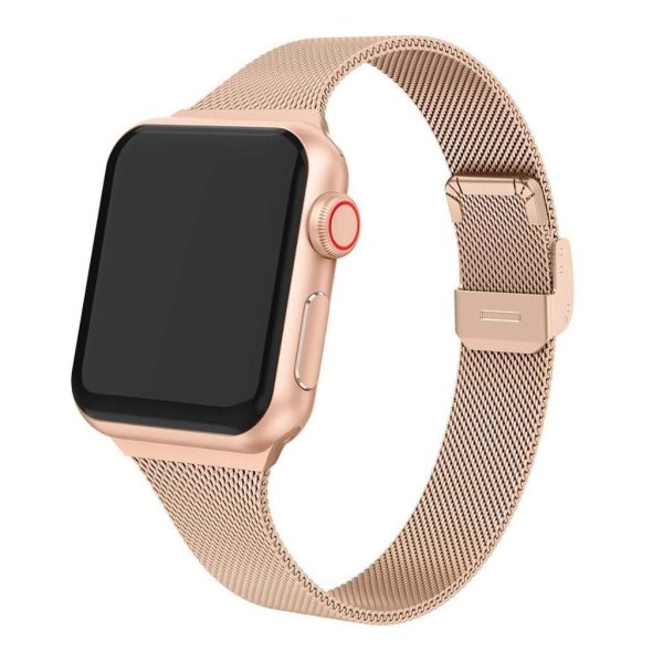 Rose Gold Geneva Slim Milanese Band for Apple Watch