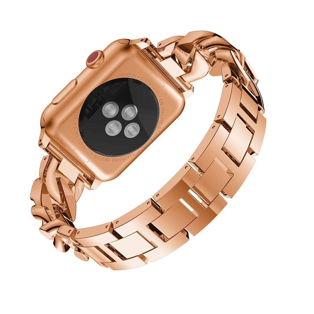 Jersey Bracelet Band For Apple Watch - Rose Gold - Image 3