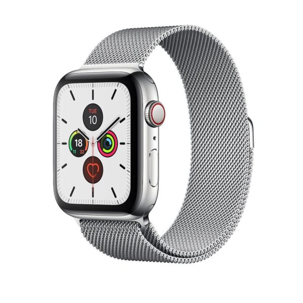 Silver Milanese Loop for Apple Watch