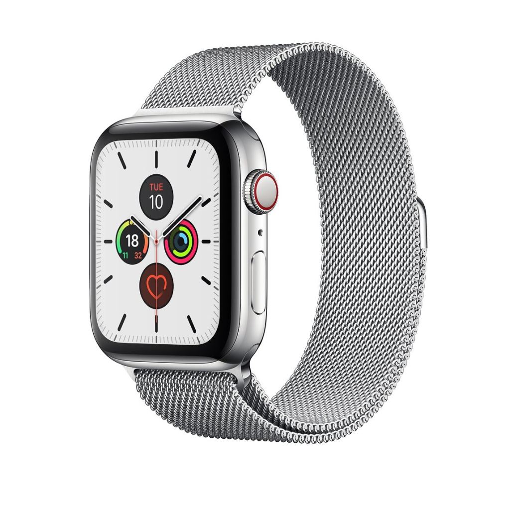Silver Milanese Loop for Apple Watch