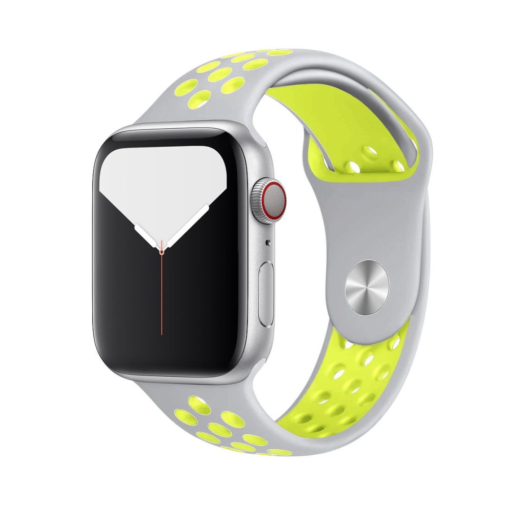 Silver/Volt Sport Band Active for Apple Watch