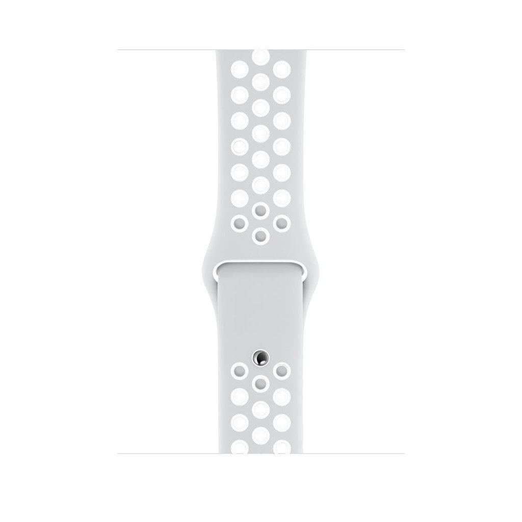 Silver/White Sport Band Active for Apple Watch - Image 2