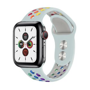 Turquoise/Rainbow Pride Sport Band Active for Apple Watch