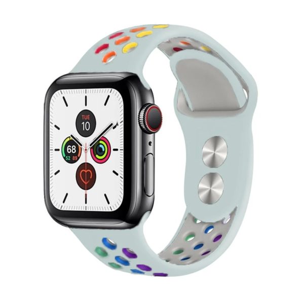 Turquoise/Rainbow Pride Sport Band Active for Apple Watch