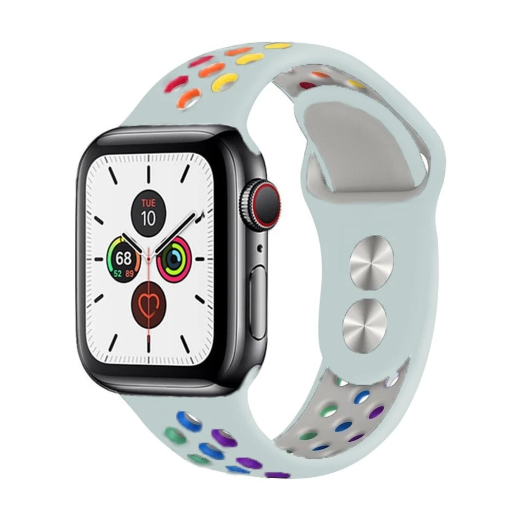 Turquoise/Rainbow Pride Sport Band Active for Apple Watch
