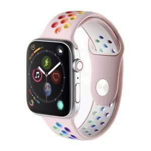 Vintage Rose/Rainbow Pride Sport Band Active for Apple Watch