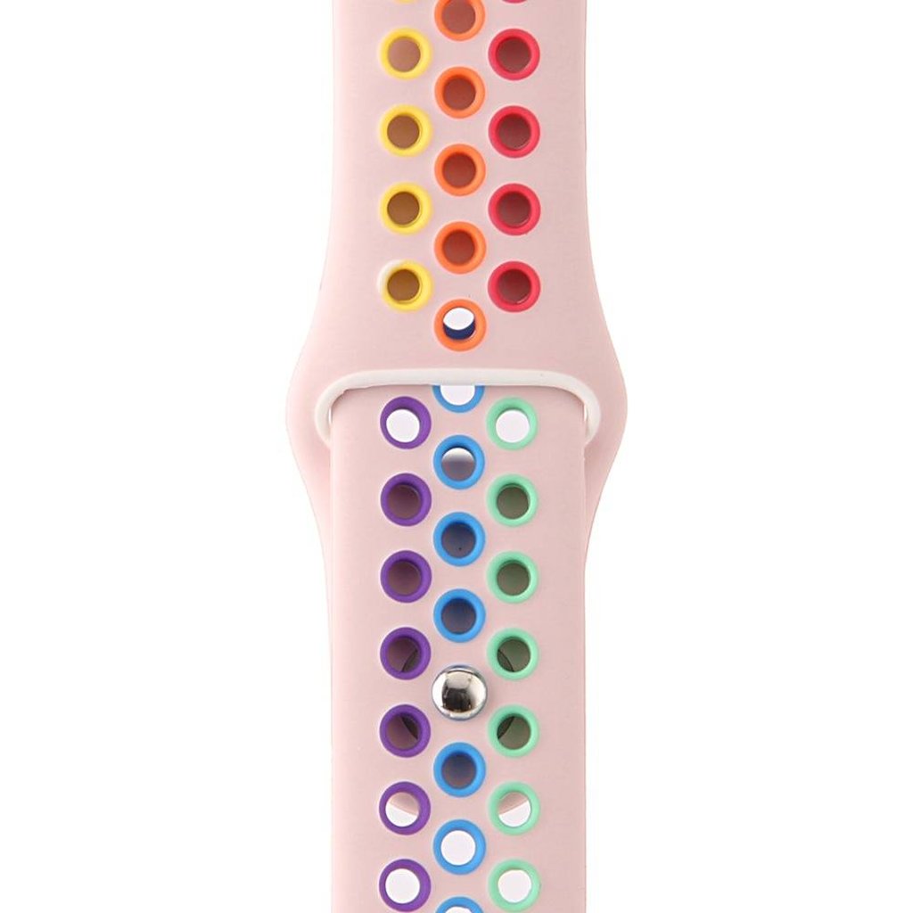 Vintage Rose/Rainbow Pride Sport Band Active for Apple Watch - Image 2