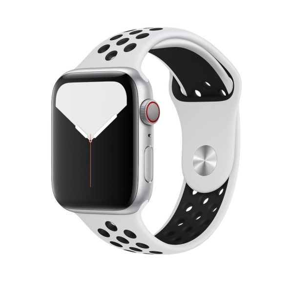 White/Black Sport Band Active for Apple Watch