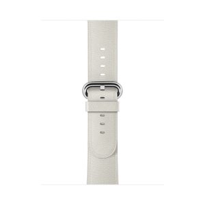 Alternative view of White Classic Leather Buckle for Apple Watch