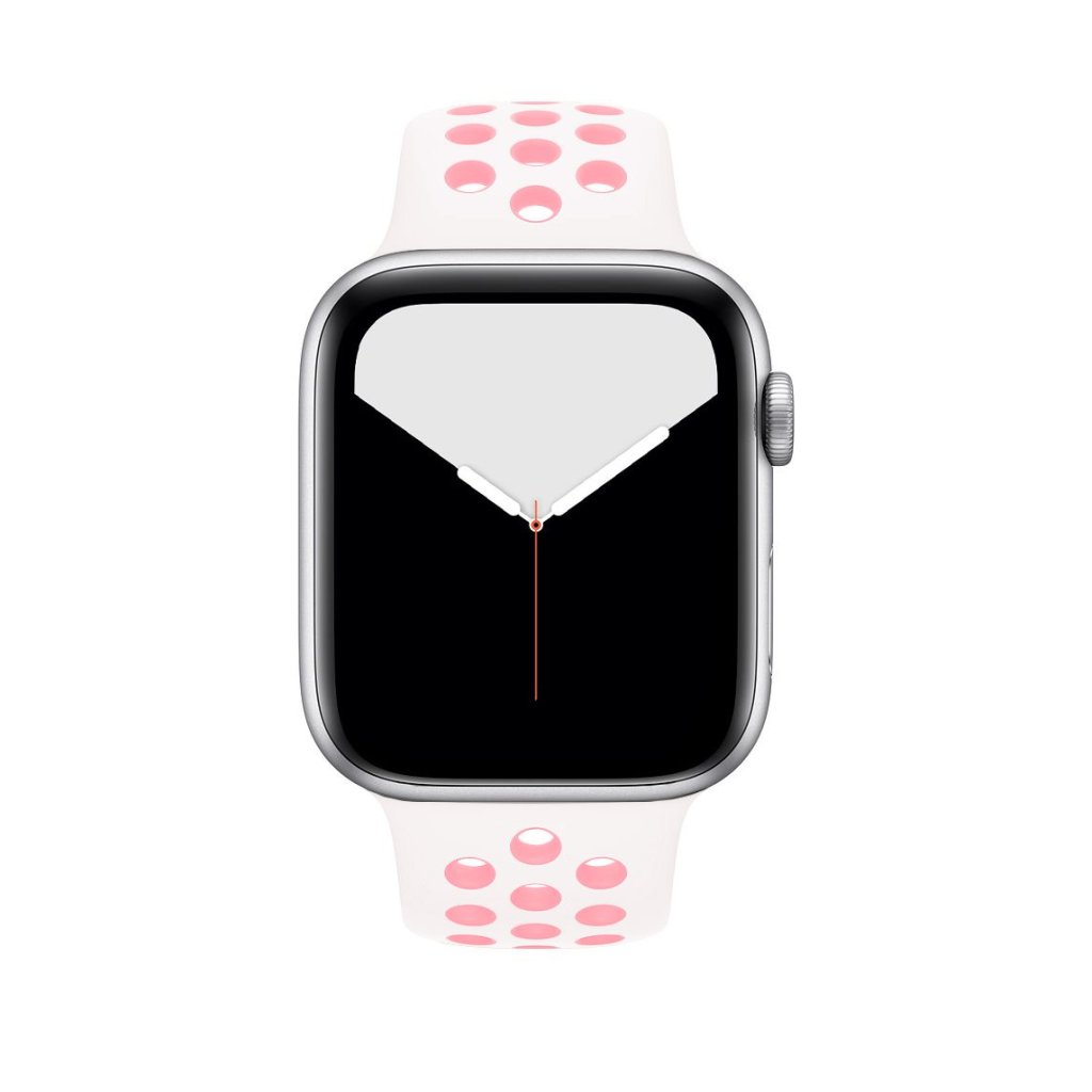 White/Light Pink Sport Band Active for Apple Watch - Image 3