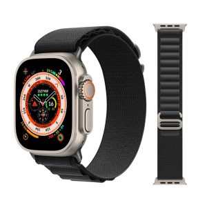 Alpine Loop Band For Apple Watch in Black