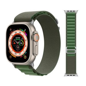 Alpine Loop Band For Apple Watch in Green