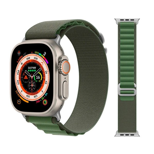 Alpine Loop Band For Apple Watch in Green