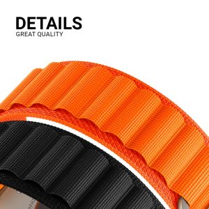 Alternative view of Alpine Loop Band For Apple Watch in Orange