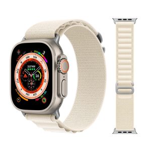 Alpine Loop Band For Apple Watch in Starlight
