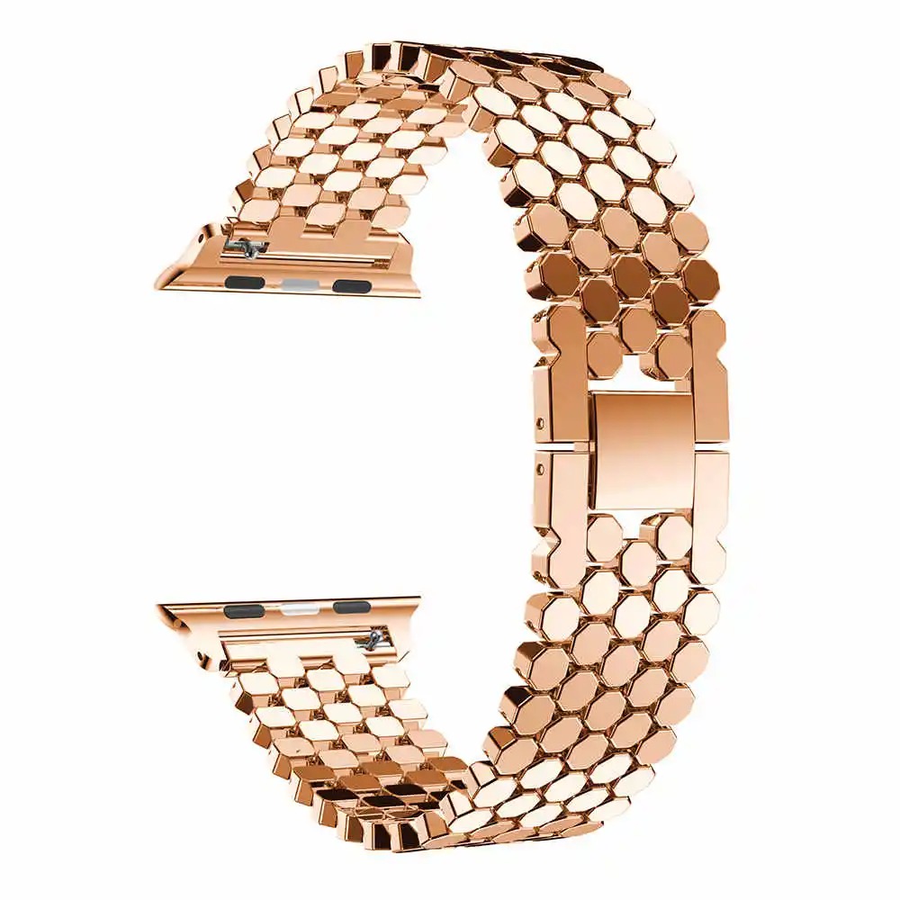 Aspen Bracelet Band For Apple Watch - Rose Gold