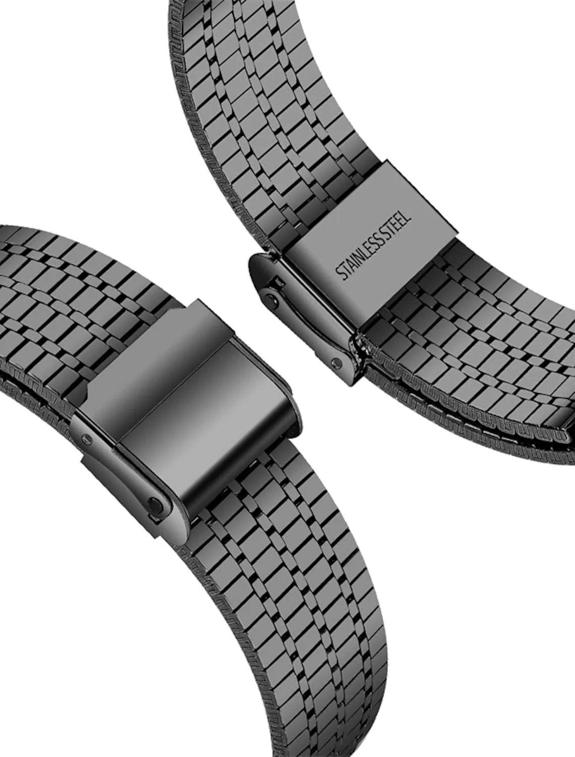 Black Matrix Stainless Steel Band for Apple Watch - Image 2