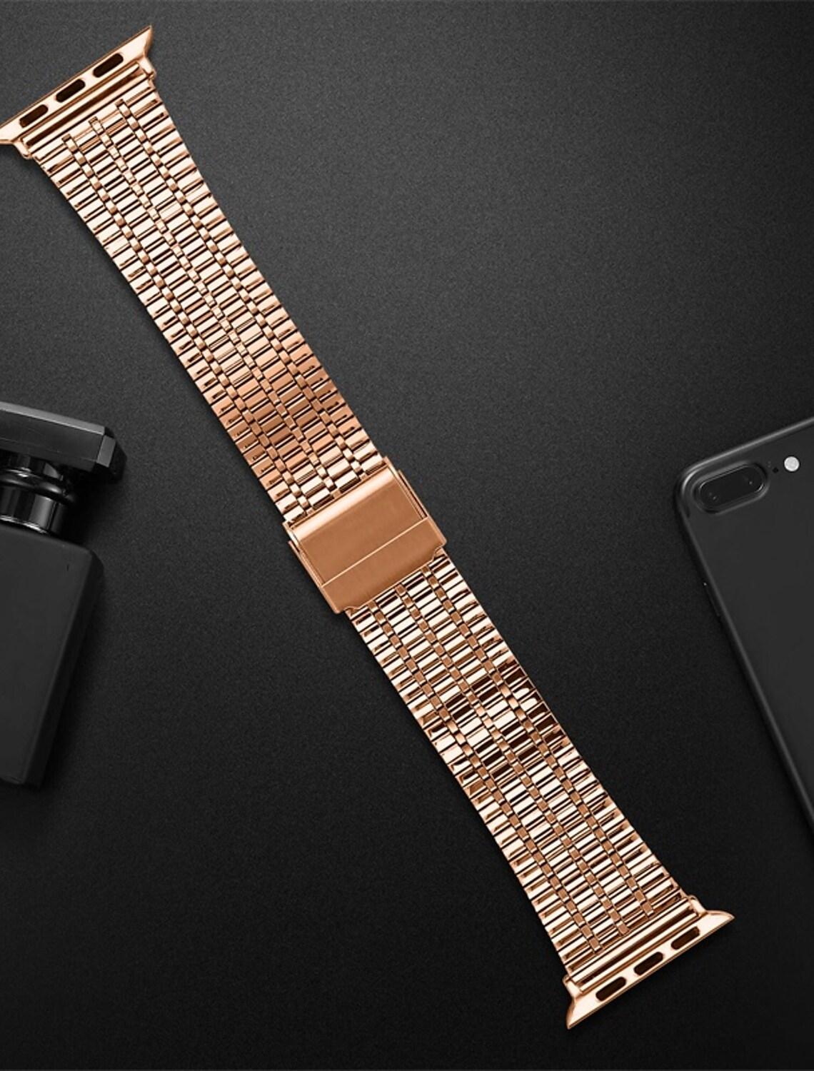 Black Matrix Stainless Steel Band for Apple Watch - Image 12