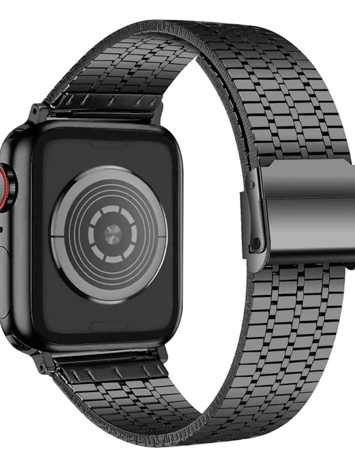 Black Matrix Stainless Steel Band for Apple Watch - Image 7