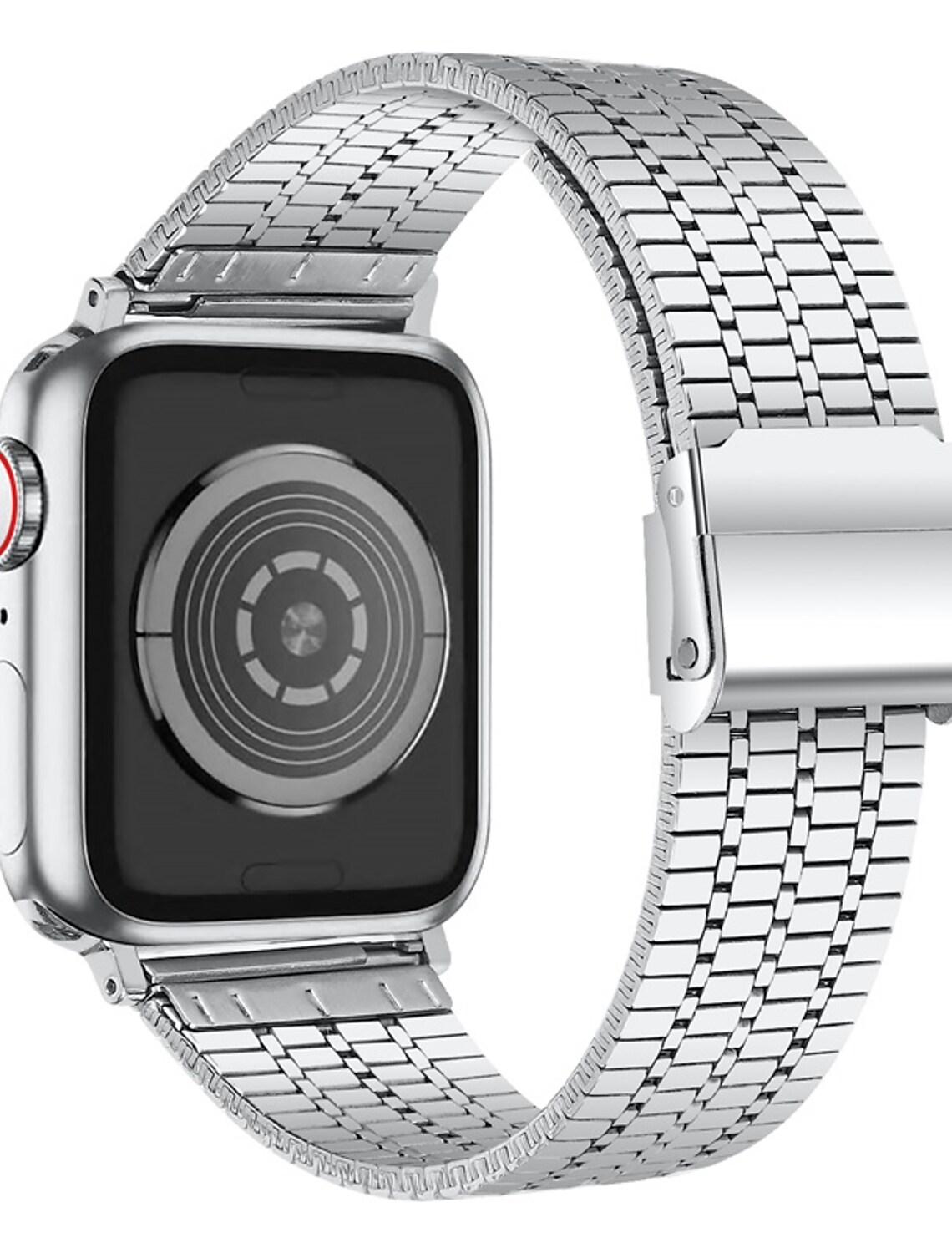 Black Matrix Stainless Steel Band for Apple Watch - Image 5
