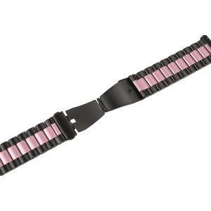Alternative view of Buy Black Rose Pink Stainless Steel Band for Apple Watch - Stylish & Durable