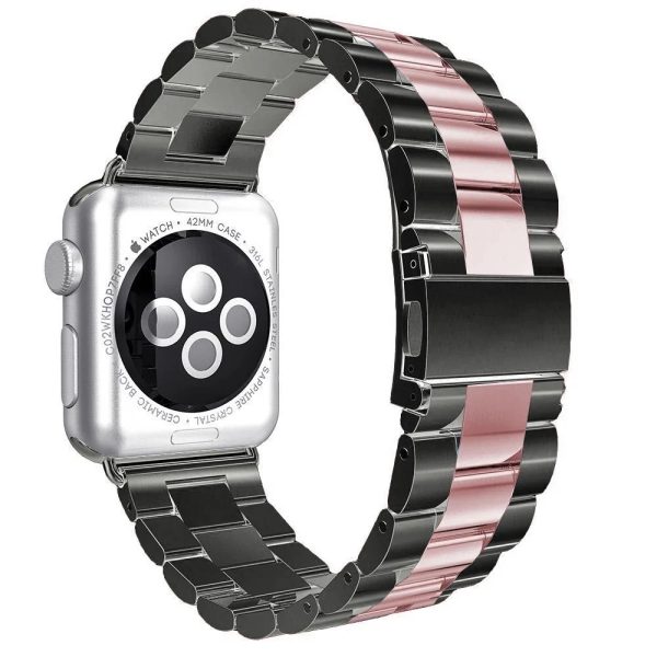 Buy Black Rose Pink Stainless Steel Band for Apple Watch - Stylish & Durable