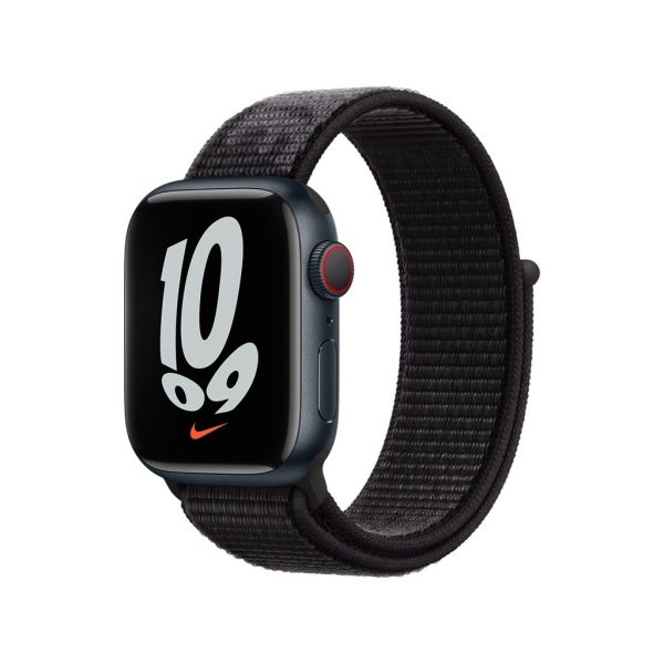 Black Sport Loop Active Band For Apple Watch