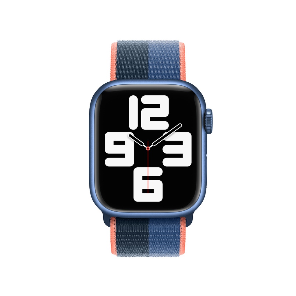 Blue Jay / Abyss Blue Sport Loop Band For Apple Watch - Image 3
