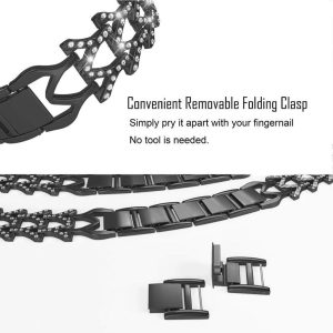 Alternative view of Genevieve Bracelet Band For Apple Watch - Black