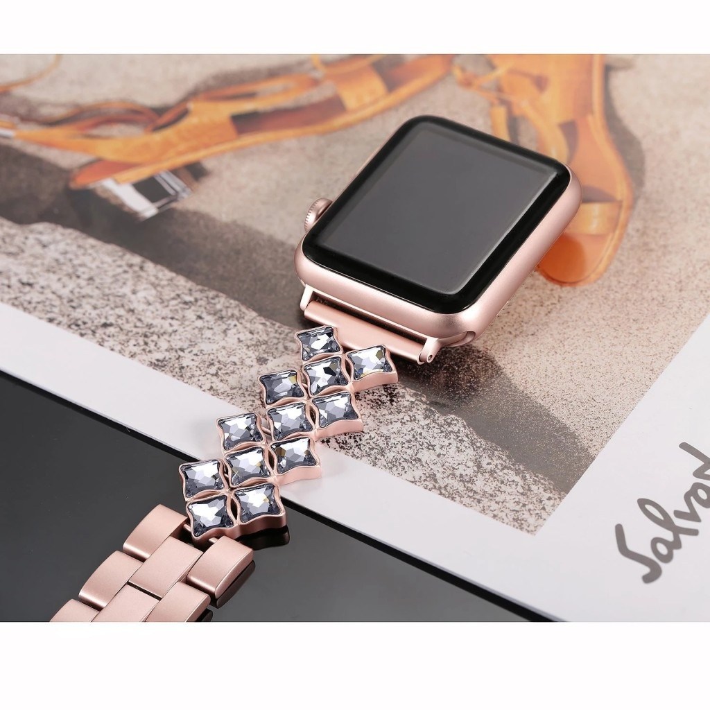 Goddess Lux Bracelet Band For Apple Watch - Rose Pink