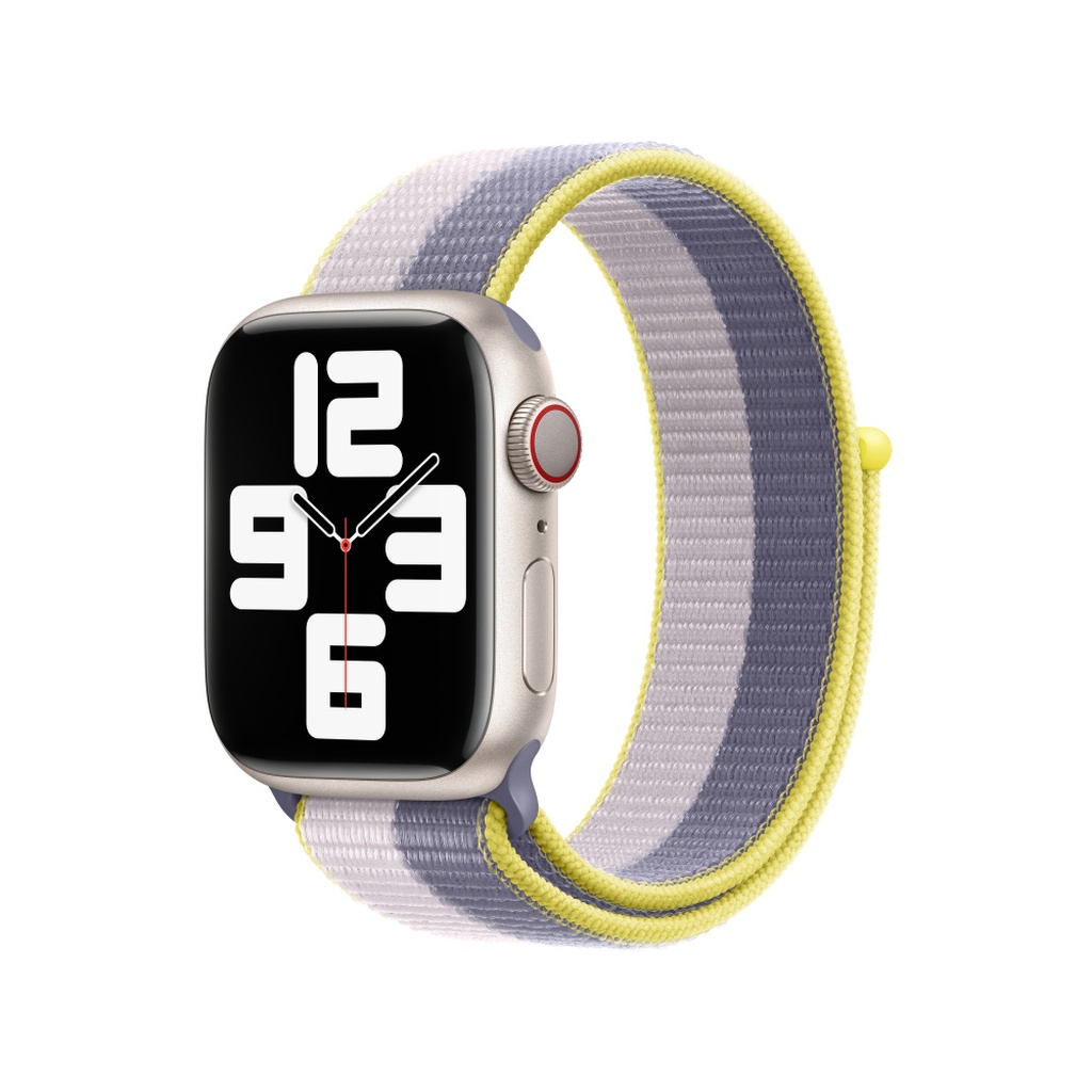 Lavender Grey / Light Lilac Sport Loop Band For Apple Watch