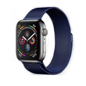 Midnight Blue Milanese Loop for Apple Watch
