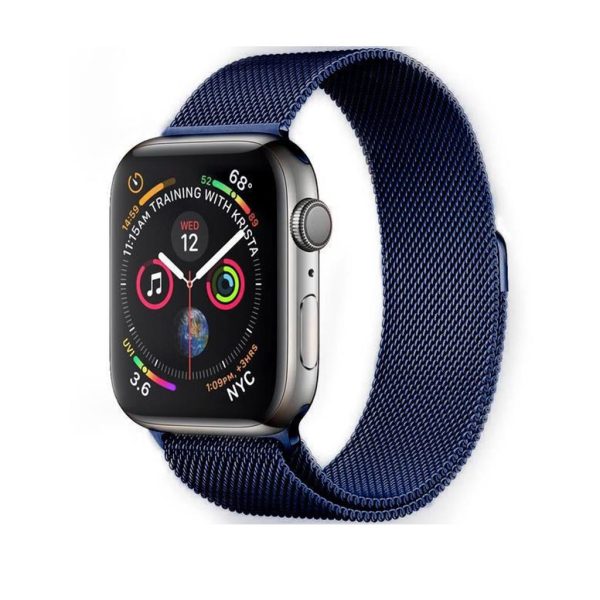 Midnight Blue Milanese Loop for Apple Watch