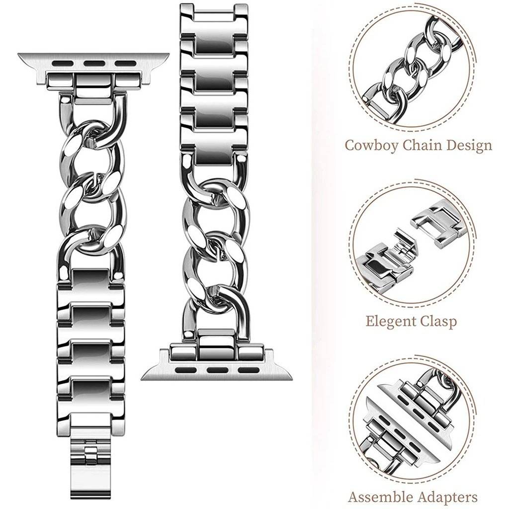 Monte Carlo Bracelet Band For Apple Watch - Silver - Image 3