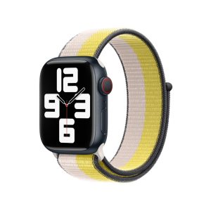 Oat Milk / Lemon Zest Sport Loop Band For Apple Watch