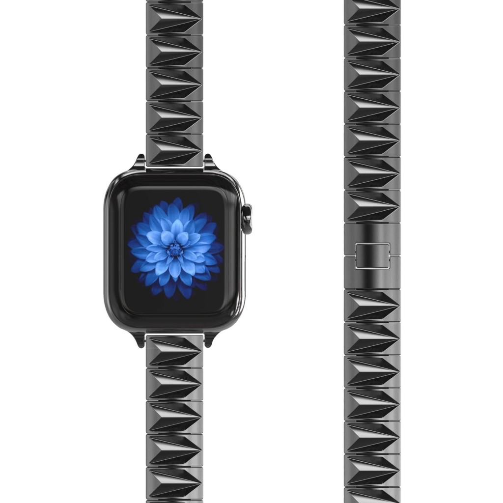 PYRAMID BRACELET BAND FOR APPLE WATCH - BLACK