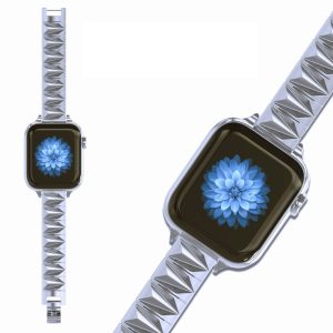 Pyramid Bracelet Band For Apple Watch - Silver