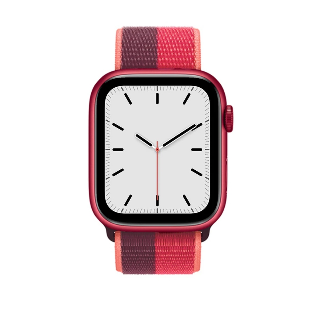 Red / Dark Cherry Sport Loop For Apple Watch - Image 2