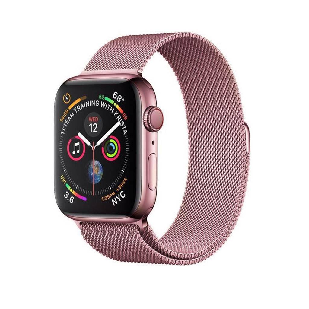 Rose Pink Milanese Loop for Apple Watch