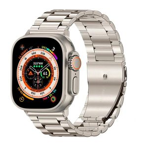 Starlight Stainless Steel Band for Apple Watch