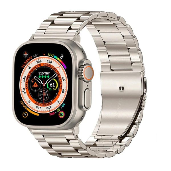 Starlight Stainless Steel Band for Apple Watch