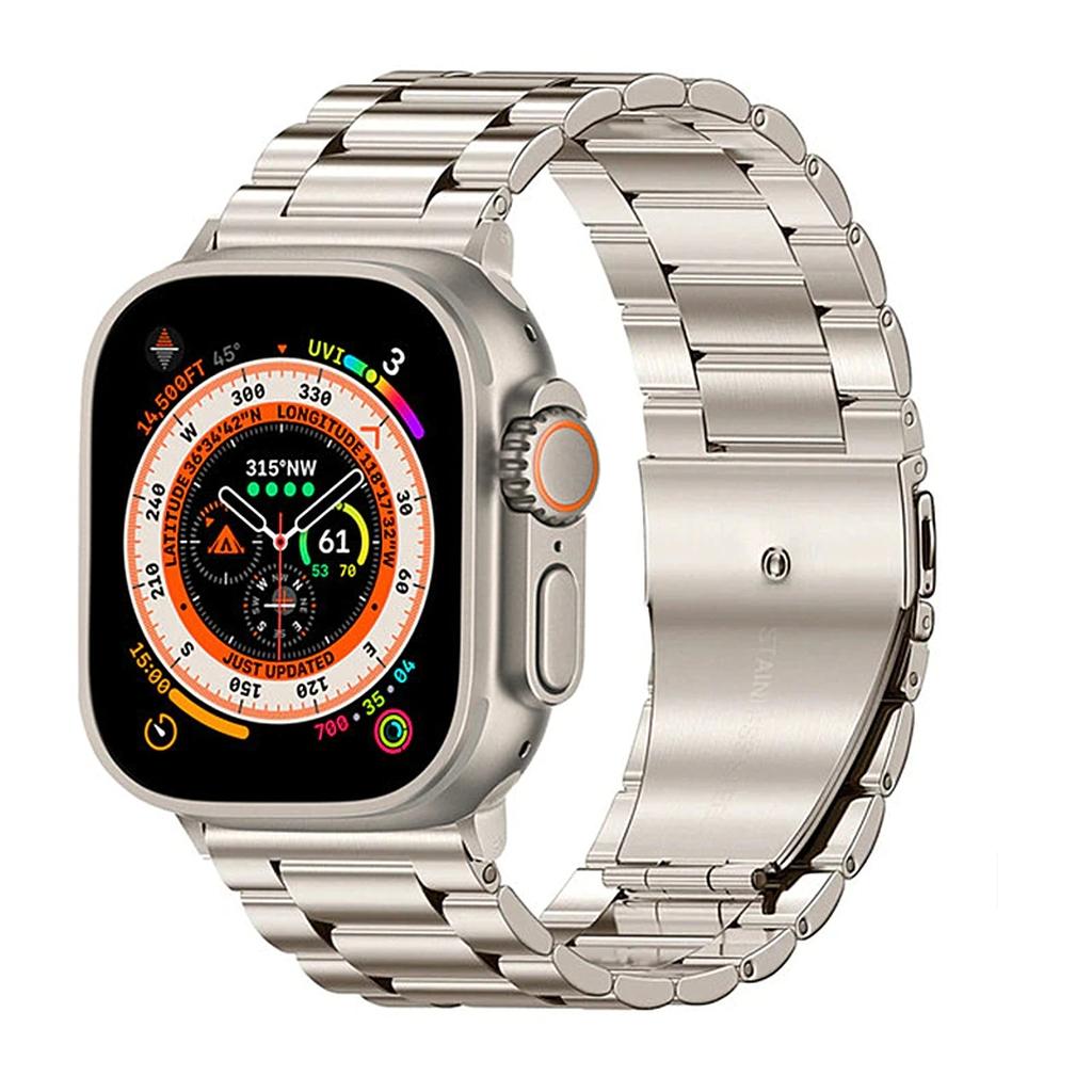 Starlight Stainless Steel Band for Apple Watch