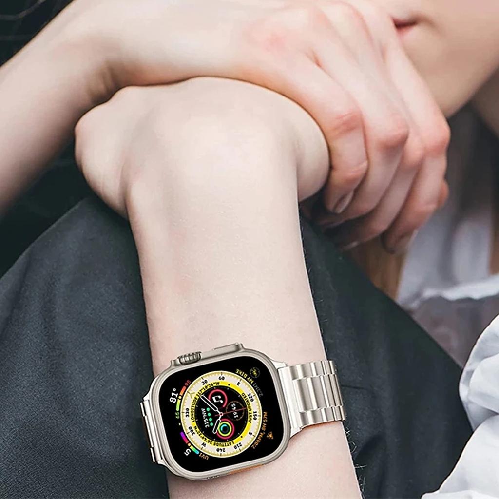 Starlight Stainless Steel Band for Apple Watch