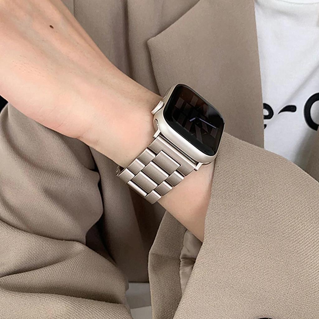 Starlight Stainless Steel Band for Apple Watch - Image 6